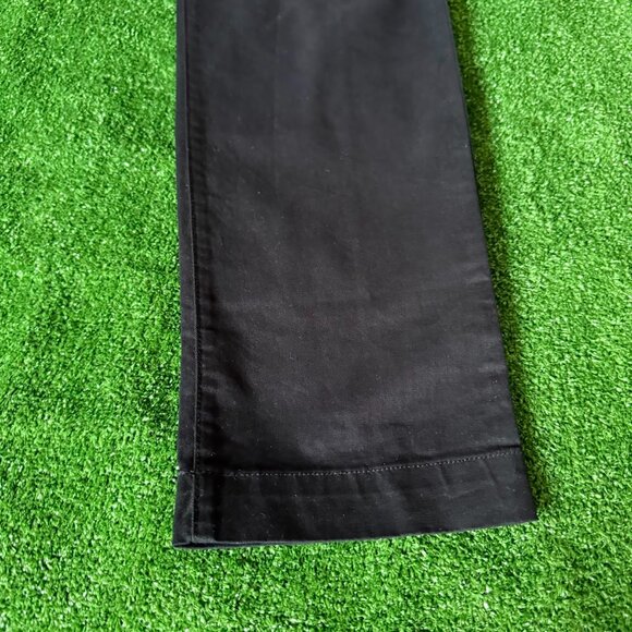 GAP Khaki Flat Front Straight Leg Skinny Stretch Chino Black Khaki Pants Size 36 - Picture 4 of 13